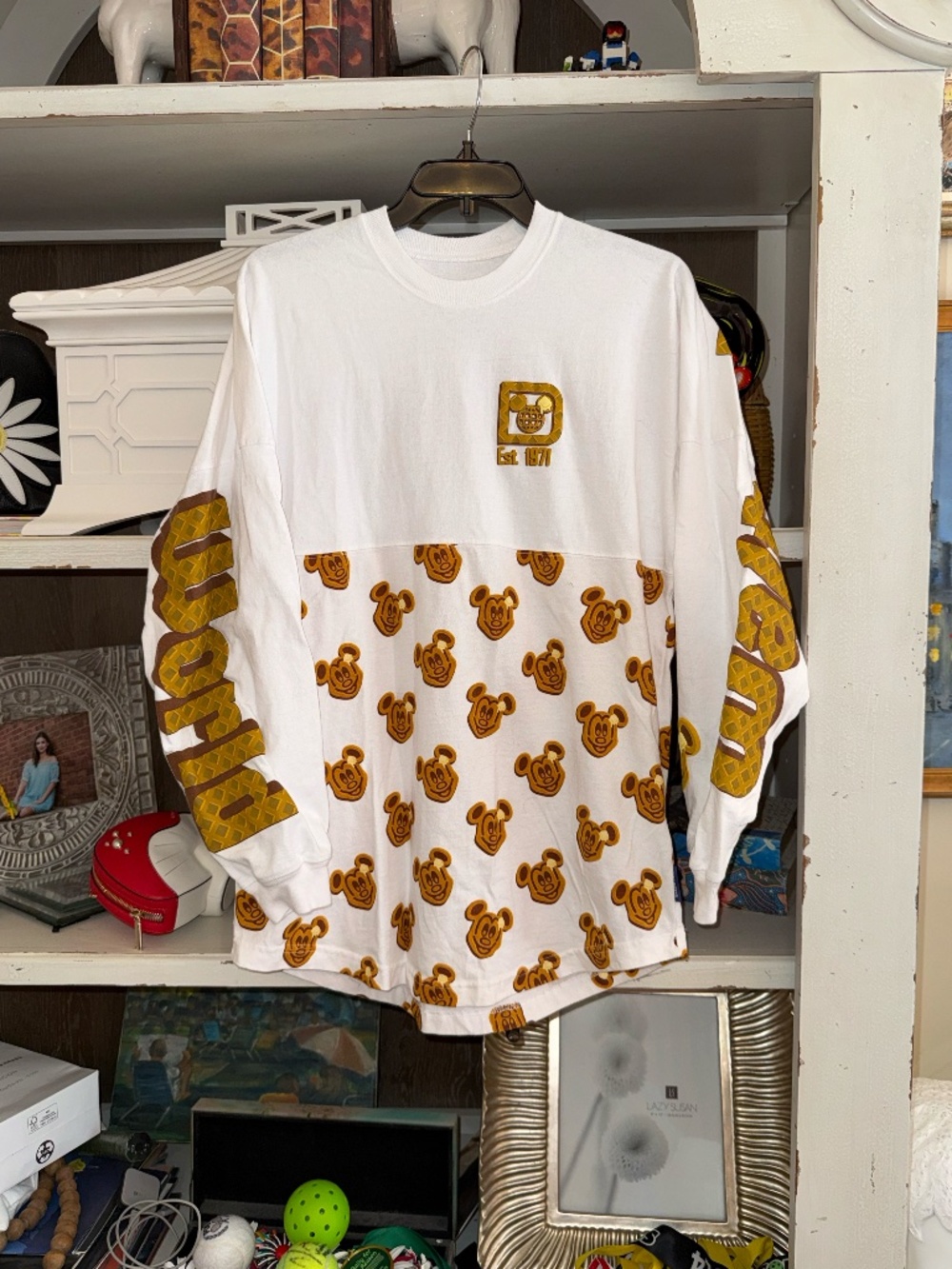 Disney Small spirit jersey mickey waffles icon shirt Small S - Picture 2 of 5